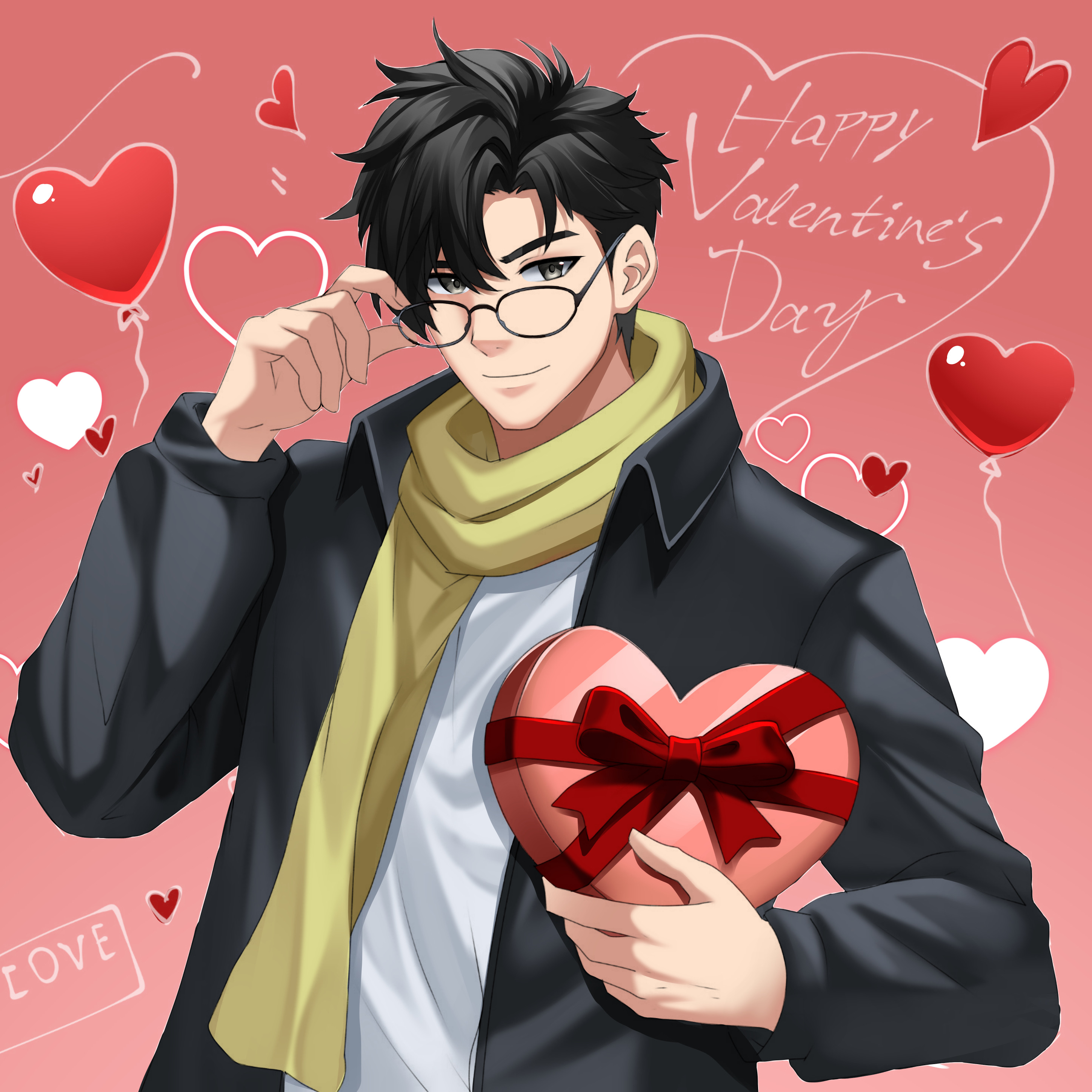 Valentine card; By Mamascott